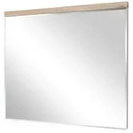 Primo Spiegel 80 x 85 cm Bari &brvbar; holzfarben &brvbar; Glas,Aluminium,Massivholz &brvbar; Ma&szlig;e