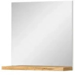 Spiegel 60 x 59 cm &brvbar; holzfarben &brvbar; Holzwerkstoff,Aluminium,Glas &brvbar; Ma&szlig;e...