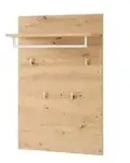 Primo Garderobenpaneel Turin &brvbar; holzfarben &brvbar; Holzwerkstoff &brvbar; Ma&szlig;e (cm): B: 78 H: