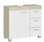 Waschbeckenunterschrank &brvbar; wei&szlig; &brvbar; Ma&szlig;e (cm): B: 70 H: 64
