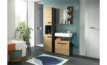 Hochschrank &brvbar; grau &brvbar; Ma&szlig;e (cm): B: 38 H: 193