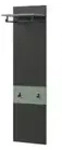 Garderobenpaneel &brvbar; grau &brvbar; Holzwerkstoff &brvbar; Ma&szlig;e (cm): B: 45 H: 165