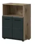 Midischrank &brvbar; holzfarben &brvbar; Ma&szlig;e (cm): B: 60 H: 80