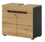 Waschbeckenunterschrank &brvbar; grau &brvbar; Ma&szlig;e (cm): B: 63 H: 55