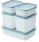 Tupperware Gefrierdosen Starter-Set 1x 1L je 2x 1 1L und 0 45 L &brvbar; blau &brvbar;
