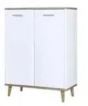 Sideboard &brvbar; wei&szlig; &brvbar; Ma&szlig;e (cm): B: 60 H: 81,4 T: 28.0