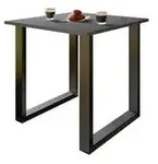 Esstisch &brvbar; grau &brvbar; Ma&szlig;e (cm): B: 80 H: 76
