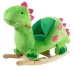 Heunec Schaukeltier Dino &brvbar; gr&uuml;n &brvbar; Ma&szlig;e (cm): B: 34 H: 50