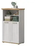 Midischrank &brvbar; holzfarben &brvbar; Ma&szlig;e (cm): B: 74 H: 116