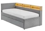 Polsterbett &brvbar; grau &brvbar; Ma&szlig;e (cm): B: 112 H: 91