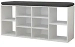 Schuhbank &brvbar; wei&szlig; &brvbar; Ma&szlig;e (cm): B: 104 H: 50 T: 29.5