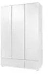 smart Kleiderschrank &brvbar; wei&szlig; &brvbar; Ma&szlig;e (cm): B: 120 H: 191 T: 55.0
