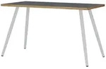 Schreibtisch Vadar &brvbar; wei&szlig; &brvbar; Ma&szlig;e (cm): B: 138 H: 70