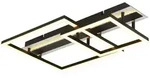 Globo Lighting Deckenleuchte &brvbar; schwarz &brvbar; Ma&szlig;e (cm): B: 33 H: 9