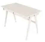 Schreibtisch &brvbar; wei&szlig; &brvbar; Ma&szlig;e (cm): B: 120 H: 75,5