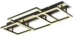 Globo Lighting Deckenleuchte &brvbar; schwarz &brvbar; Ma&szlig;e (cm): B: 33 H: 9
