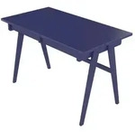Schreibtisch &brvbar; blau &brvbar; Ma&szlig;e (cm): B: 120 H: 75,5
