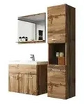 Badset &brvbar; holzfarben &brvbar; Ma&szlig;e (cm): B: 90,2 H: 132,8
