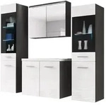 Badset &brvbar; schwarz &brvbar; Ma&szlig;e (cm): B: 120,4 H: 131,5