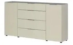 Sideboard &brvbar; beige &brvbar; Ma&szlig;e (cm): B: 180 H: 99 T: 40.0