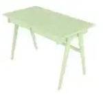 Schreibtisch &brvbar; gr&uuml;n &brvbar; Ma&szlig;e (cm): B: 120 H: 75,5