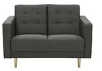 Max Winzer Einzelsofa Jasmin &brvbar; schwarz &brvbar; Ma&szlig;e (cm): B: 128 H: 81