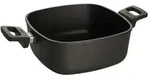 WOLL Gussbr&auml;ter viereckig &brvbar; schwarz &brvbar; Aluminium-Guss &brvbar; Ma&szlig;e (cm): H: 10 &Oslash;: