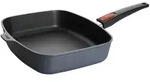 WOLL Gusspfanne rechteckig Diamond Lite &brvbar; schwarz &brvbar; Aluminium-Guss &brvbar; Ma&szlig;e (cm):