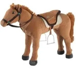 Heunec Kuscheltier Pferd &brvbar; braun &brvbar; Ma&szlig;e (cm): B: 27 H: 63