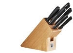WMF Messerblock 7-teilig Classic Line &brvbar; schwarz &brvbar; Stahl,Kunststoff,Holz