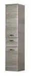 calmo2go Bad-Midischrank Alba &brvbar; grau &brvbar; Ma&szlig;e (cm): B: 30 H: 141 T: 33.0