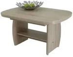 Funktionscouchtisch &brvbar; holzfarben &brvbar; Ma&szlig;e (cm): B: 68 H: 62