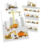 Herding Bettw&auml;sche-Set Baustelle &brvbar; mehrfarbig &brvbar; Ma&szlig;e (cm): B: 100 H: 1