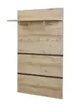 Primo Garderobenpaneel Lennox &brvbar; holzfarben &brvbar; Holzwerkstoff &brvbar; Ma&szlig;e (cm): B: 96 H: