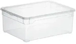 Rotho Aufbewahrungsbox CLEAR &brvbar; transparent/klar &brvbar; Kunststoff &brvbar; Ma&szlig;e (cm): B: