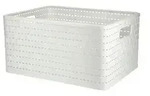 Rotho Aufbewahrungsbox COUNTRY &brvbar; wei&szlig; &brvbar; Kunststoff &brvbar; Ma&szlig;e (cm): B: 27,8 H: 19,1