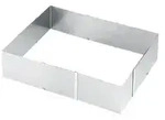 Gefu Backrahmen UNO &brvbar; silber &brvbar; Edelstahl &brvbar; Ma&szlig;e (cm): B: 19,5 H: 8,5