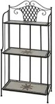 Siena Garden Regal &brvbar; mehrfarbig &brvbar; Ma&szlig;e (cm): B: 62 H: 143 T: 29.0