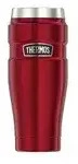 THERMOS Isoliertasse STAINLESS KING MUG &brvbar; rot &brvbar; Edelstahl