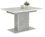 Esstisch ausziehbar &brvbar; grau &brvbar; Ma&szlig;e (cm): B: 80 H: 76