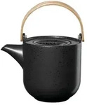 ASA SELECTION Teekanne mit Holzgriff Kuro &brvbar; schwarz &brvbar; Porzellan &brvbar; Ma&szlig;e (cm): B:
