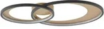 Trio LED-Deckenleuchte schwarz/ gold ́gro&szlig; ́ &brvbar; Ma&szlig;e (cm): B: 85 H: 8,5 T:
