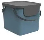 Rotho M&uuml;llsystem Albula &brvbar; blau &brvbar; Kunststoff &brvbar; Ma&szlig;e (cm): B: 39,8 H: 35,8 T: