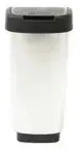Rotho Swingeimer Twist &brvbar; silber &brvbar; Kunststoff &brvbar; Ma&szlig;e (cm): B: 33,3 H: 25,2 T: