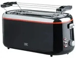 KHG Langschlitztoaster TO-1301LSS &brvbar; schwarz &brvbar; Metall,Kunststoff &brvbar; Ma&szlig;e...