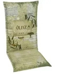 GO-DE Auflage Olives &brvbar; gr&uuml;n &brvbar; Ma&szlig;e (cm): B: 50 H: 7