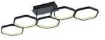 LED-Deckenleuchte 4-flammig grau &brvbar; grau &brvbar; Ma&szlig;e (cm): B: 90 H: 15 T: 30.0