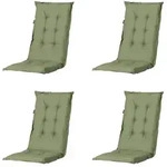 Auflage hoch 4er-Set Basic &brvbar; gr&uuml;n &brvbar; Ma&szlig;e (cm): B: 50 H: 6