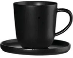 ASA SELECTION Espressotasse mit Untertasse Kuro &brvbar; schwarz &brvbar; Ma&szlig;e (cm): H: 6 &Oslash;: