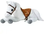 Heunec Kuscheltier Pferd &brvbar; wei&szlig; &brvbar; Ma&szlig;e (cm): B: 36 H: 58